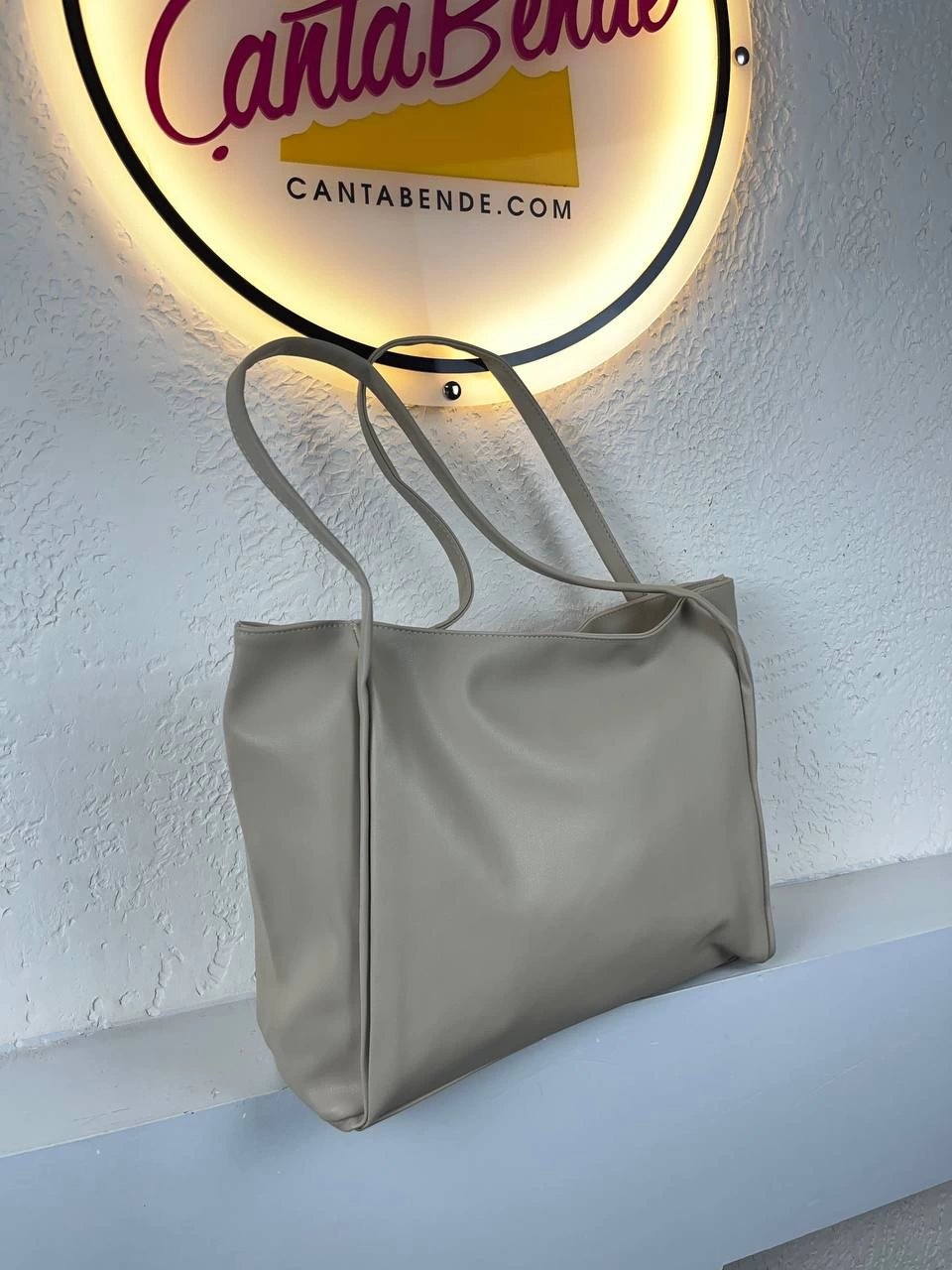 Vizon Renk BÜYÜK BOY KALİTE Çanta CB9814