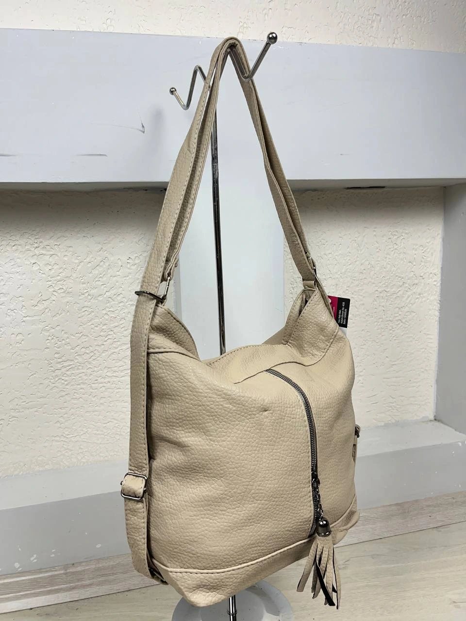 Vizon Renk Hem Sırt Hem Kol HB Çanta CB1790