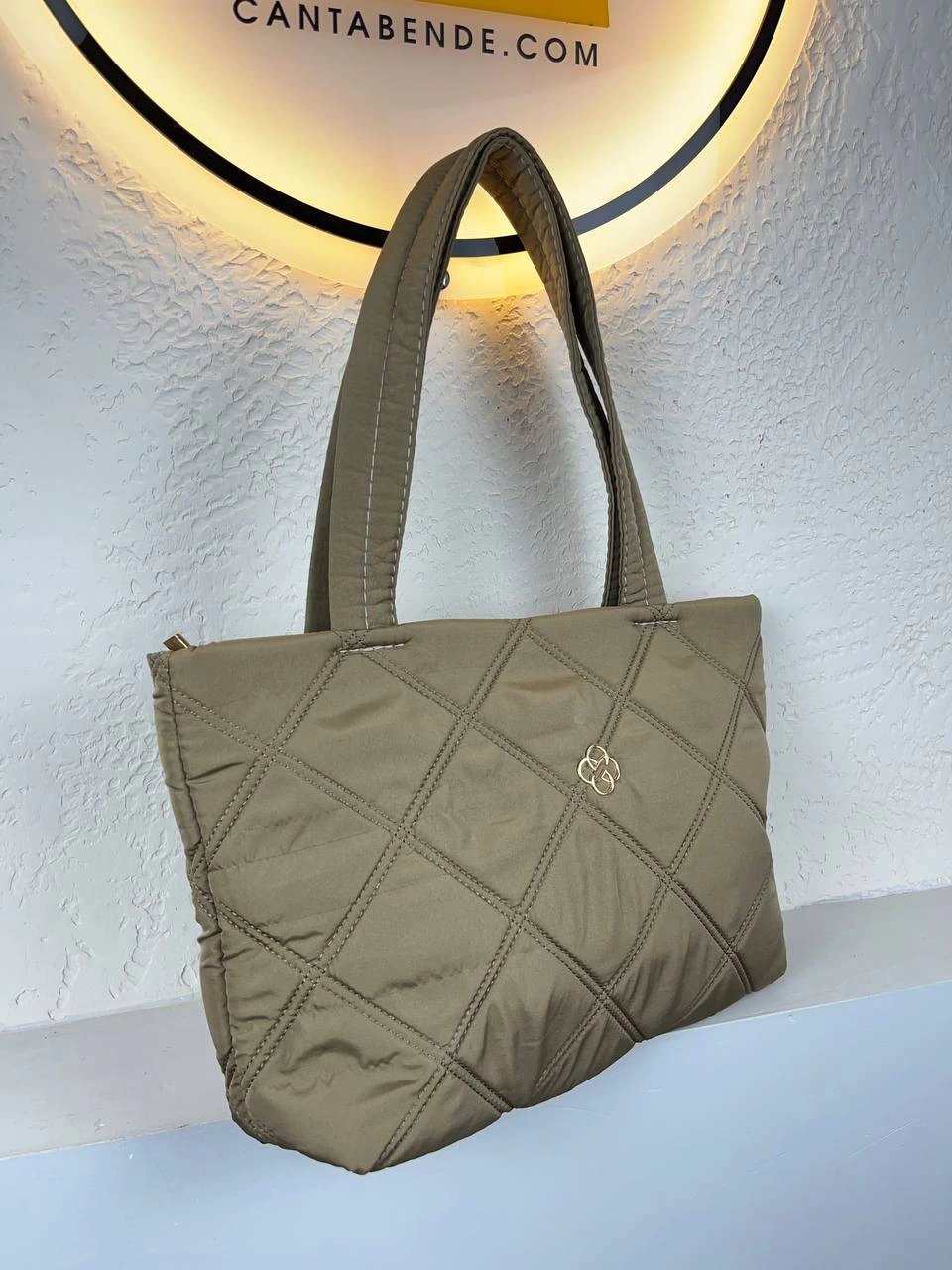 Vizon Renk Kapitone Kol Çanta CB7770