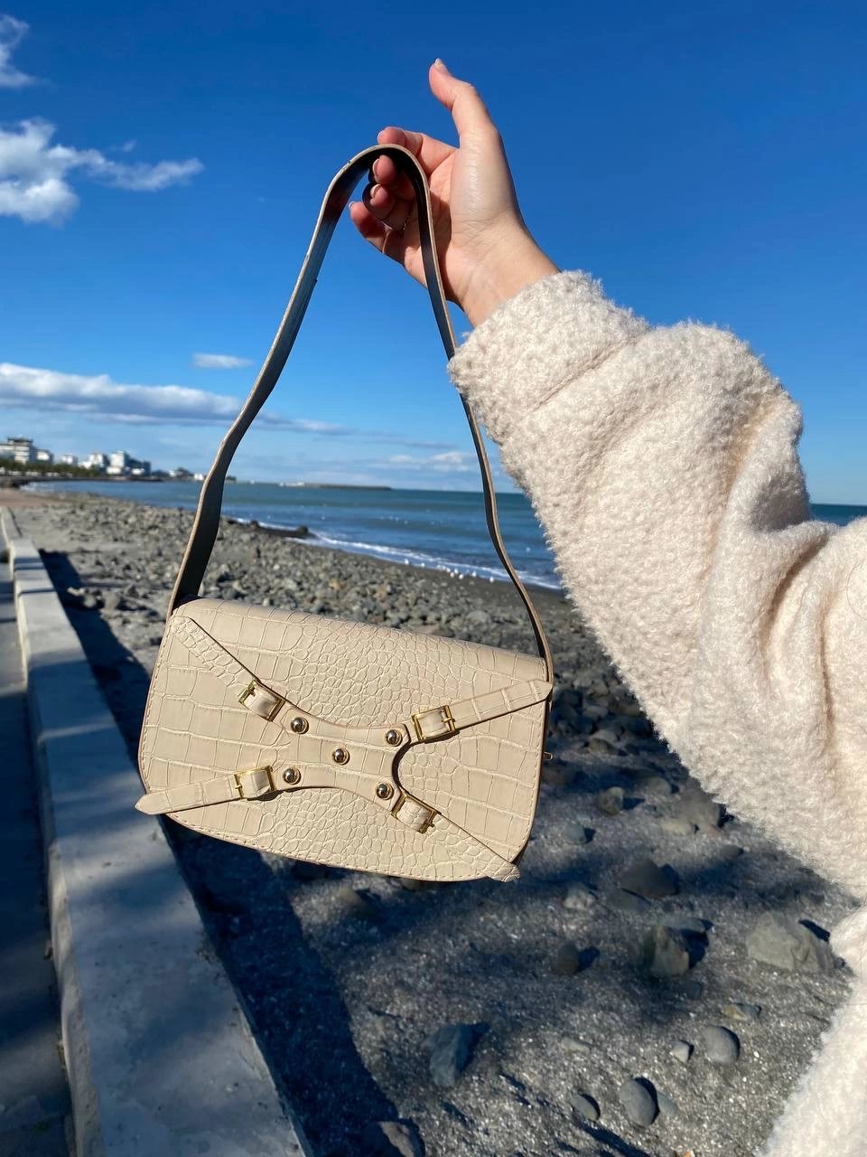 Vizon Renk Manc Kol Çanta