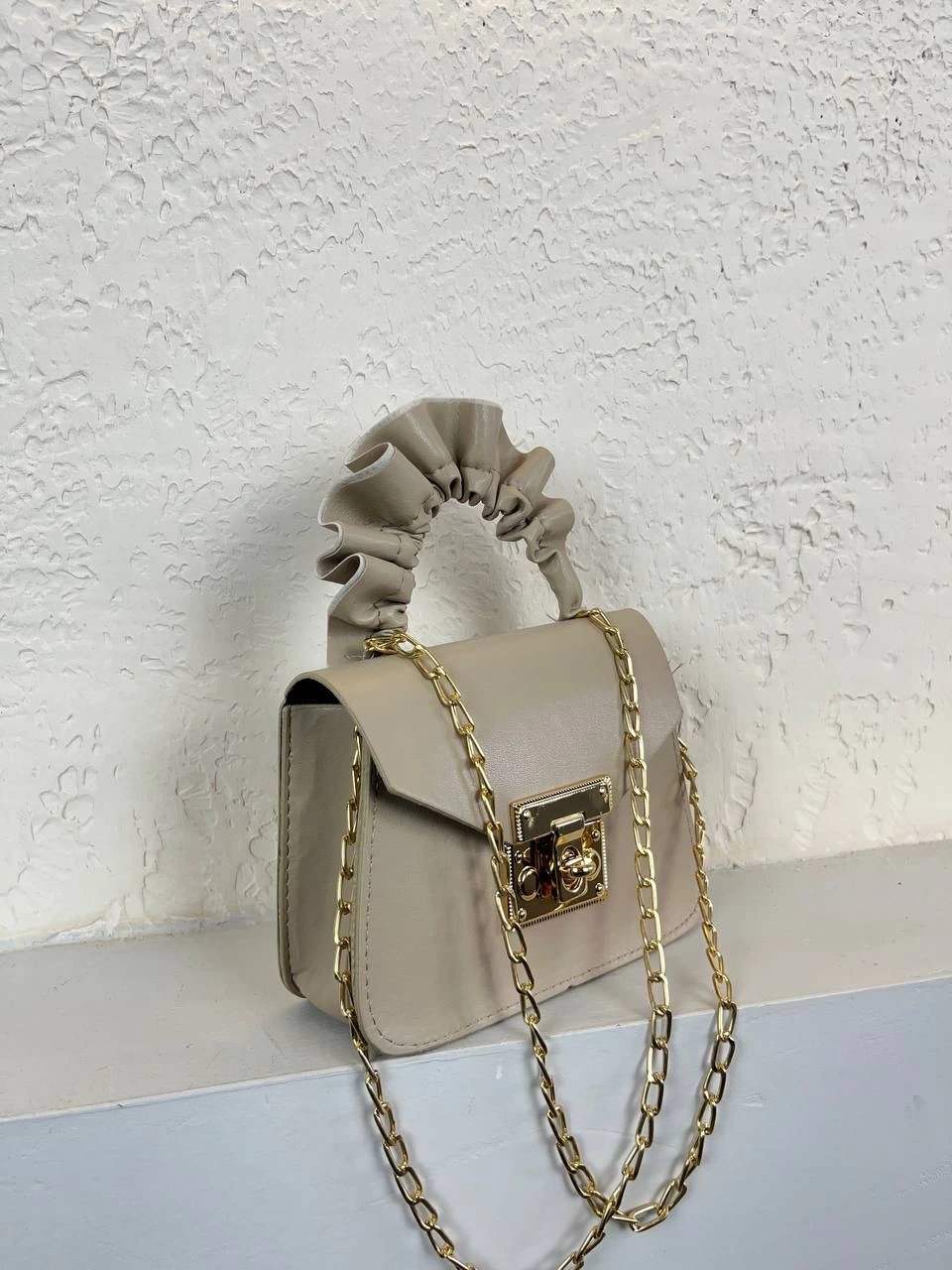 Vizon Renk MİNİ zincirli Çanta CB4196