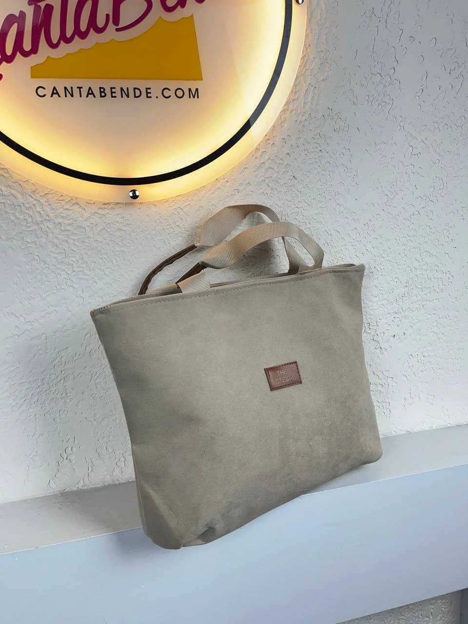 Vizon Renk NUBUK BÜYÜK BOY ÇANTA CB0134