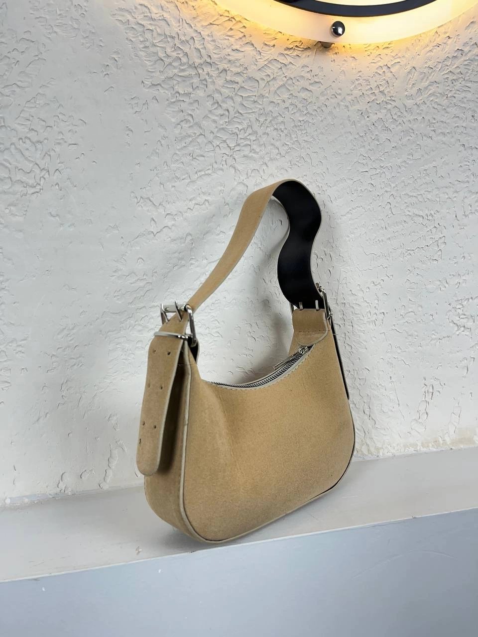 Vizon Renk Süet Çanta CB6383