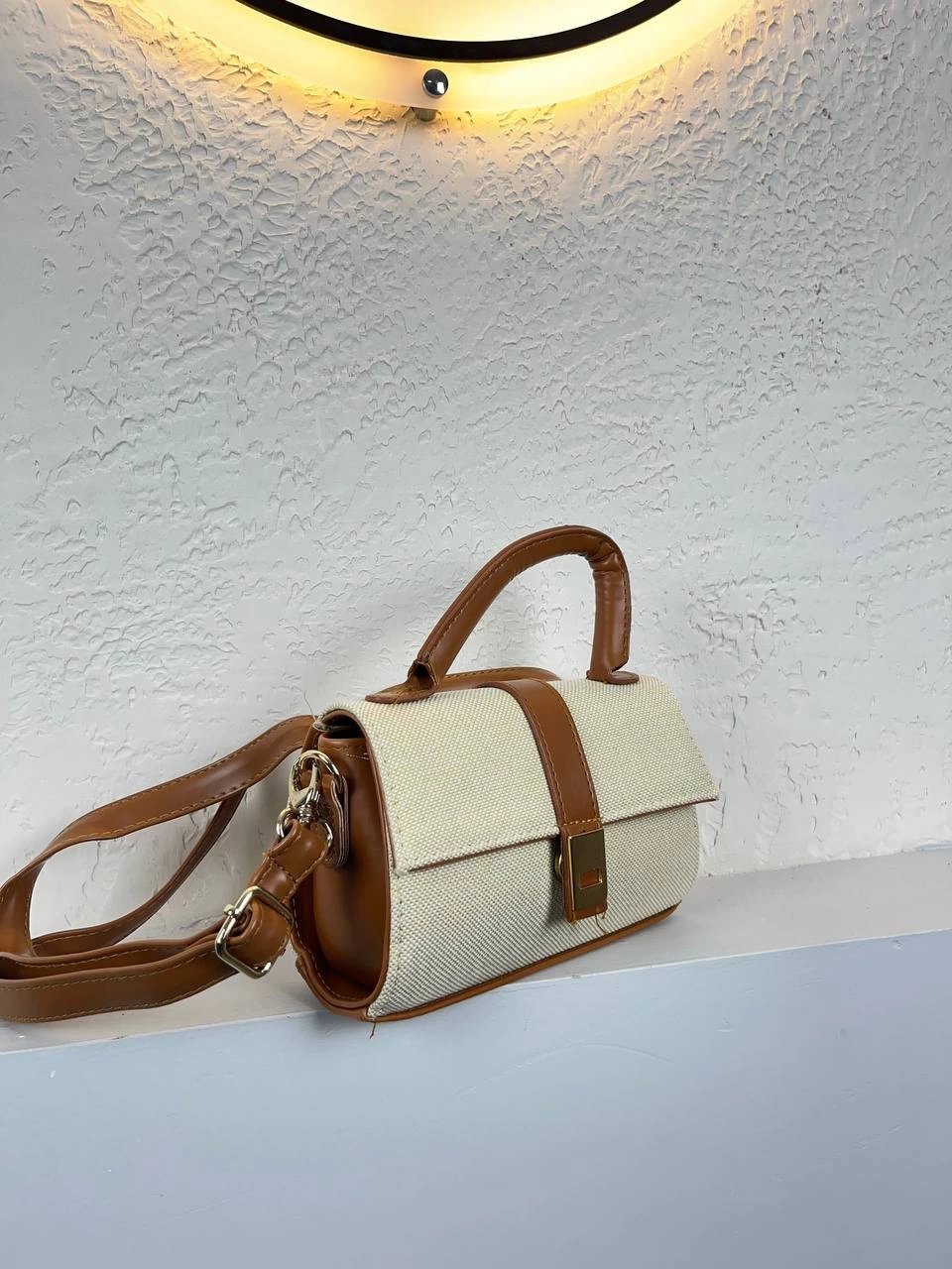 Vizon Renk Taba Sap Kalite Çanta ikra2019