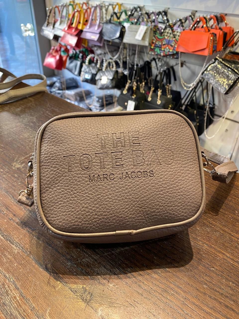 Vizon Renk Tote Bag Çanta