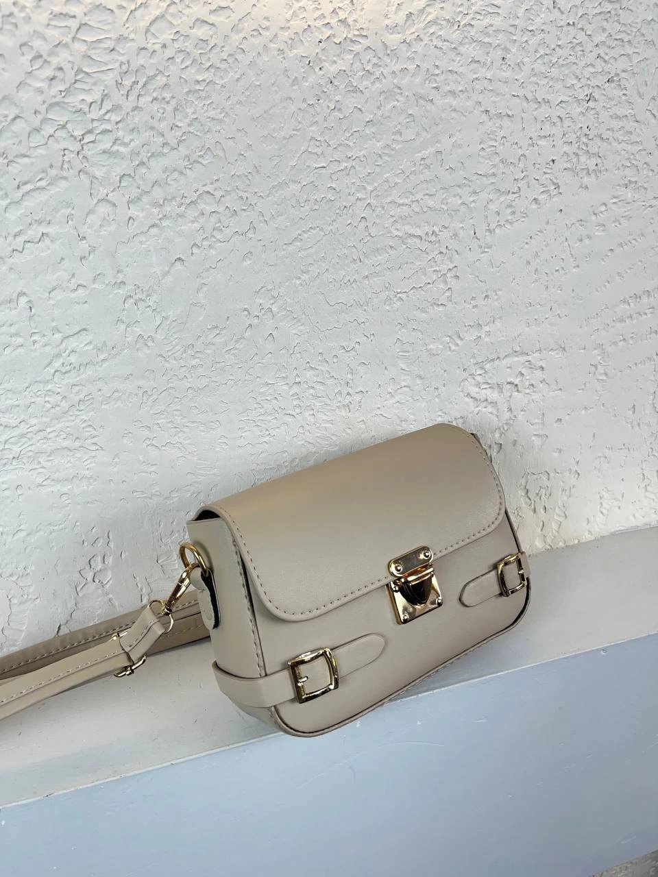 Vizon Renk Yandan Kemerli YENİ Çanta CB8514