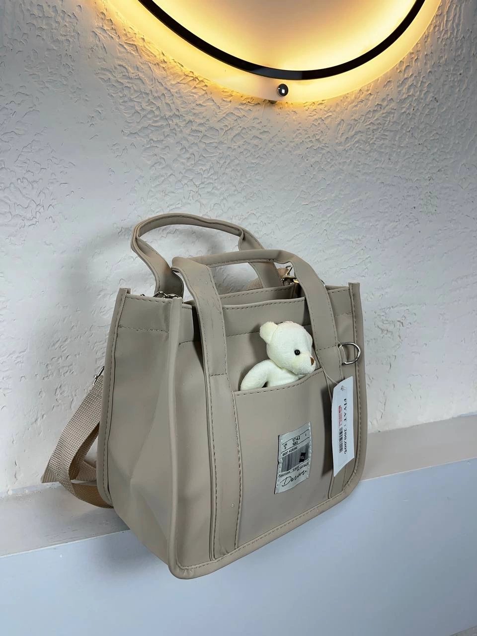 Vizon Renk YENİ AYICIKLI Kalite Çanta CB7319