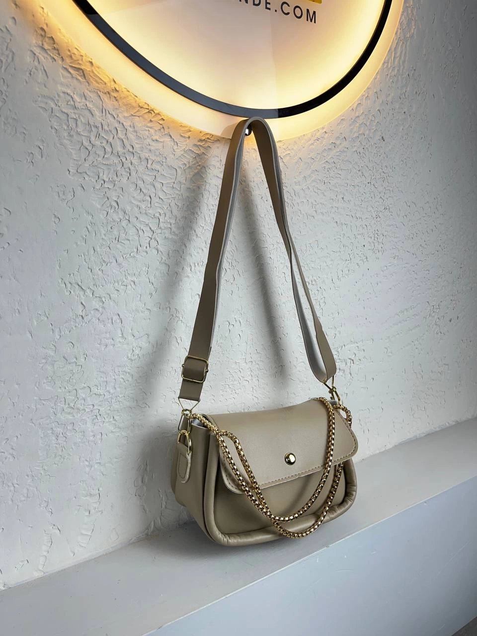 Vizon Renk Yeni Sezon Zincir Detaylı Çanta CB2071