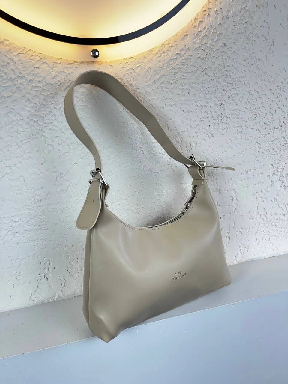 Vizon Renk Yumuşak Baget Çanta CB9713