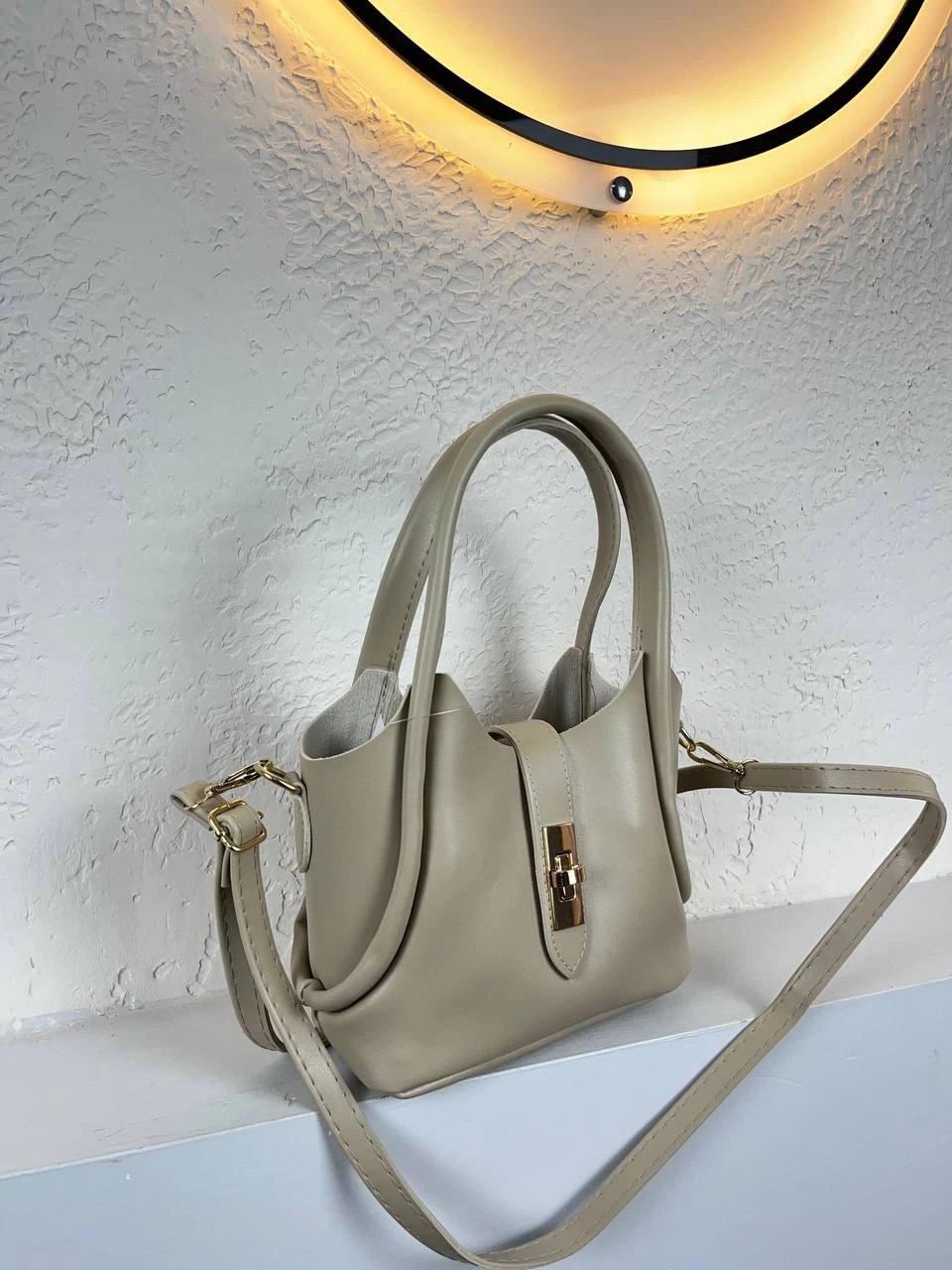 Vizon Yavrulu Deri Çanta CB3071