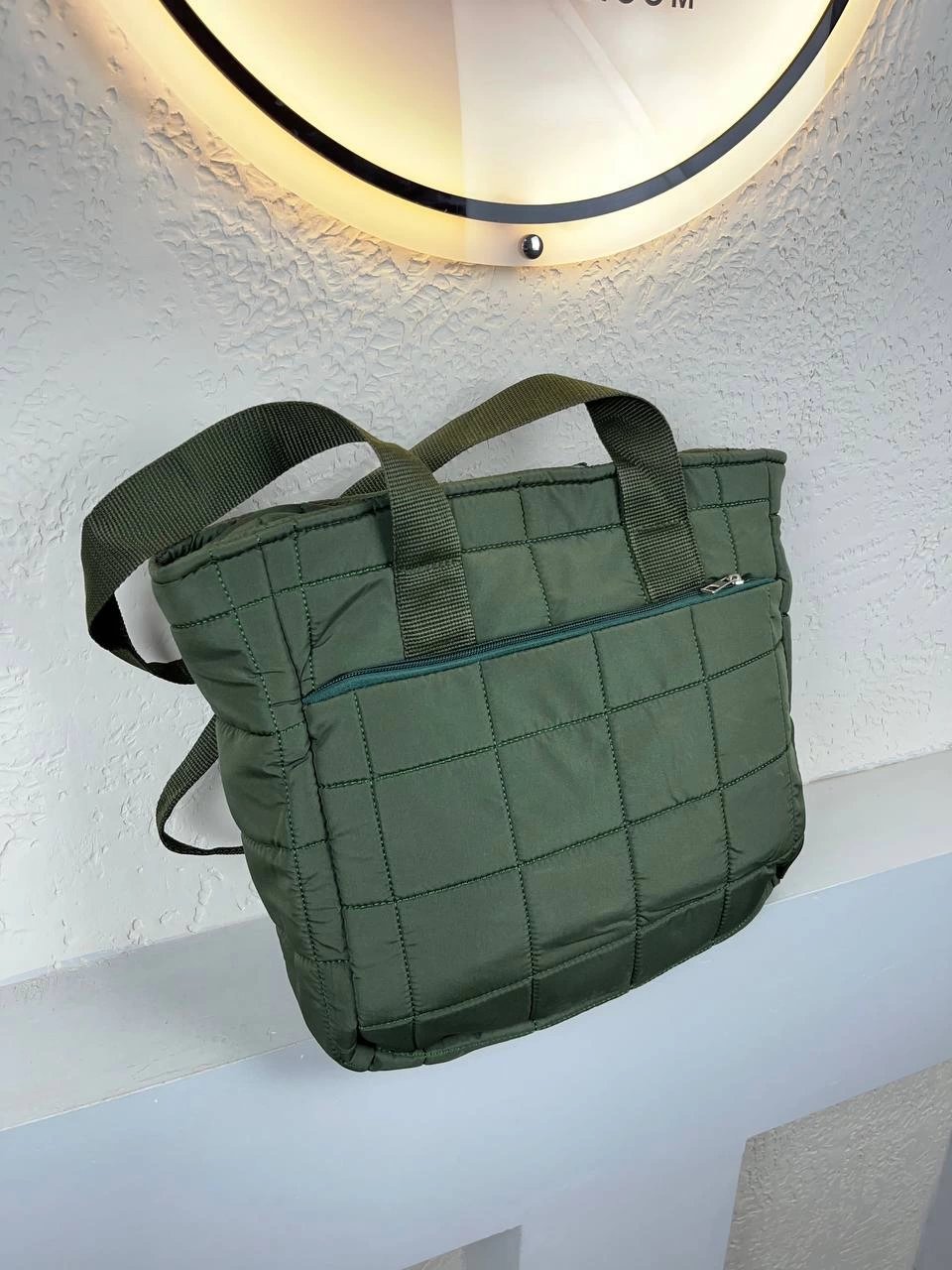 Yeşil Kampanya Paraşüt Büyük Boy Kol Çanta CB3663