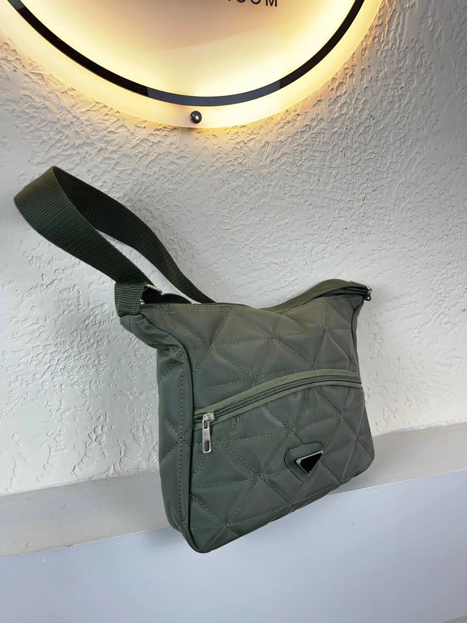 Yeşil Kapitone Yeni Sezon Çapraz Çanta CB9357