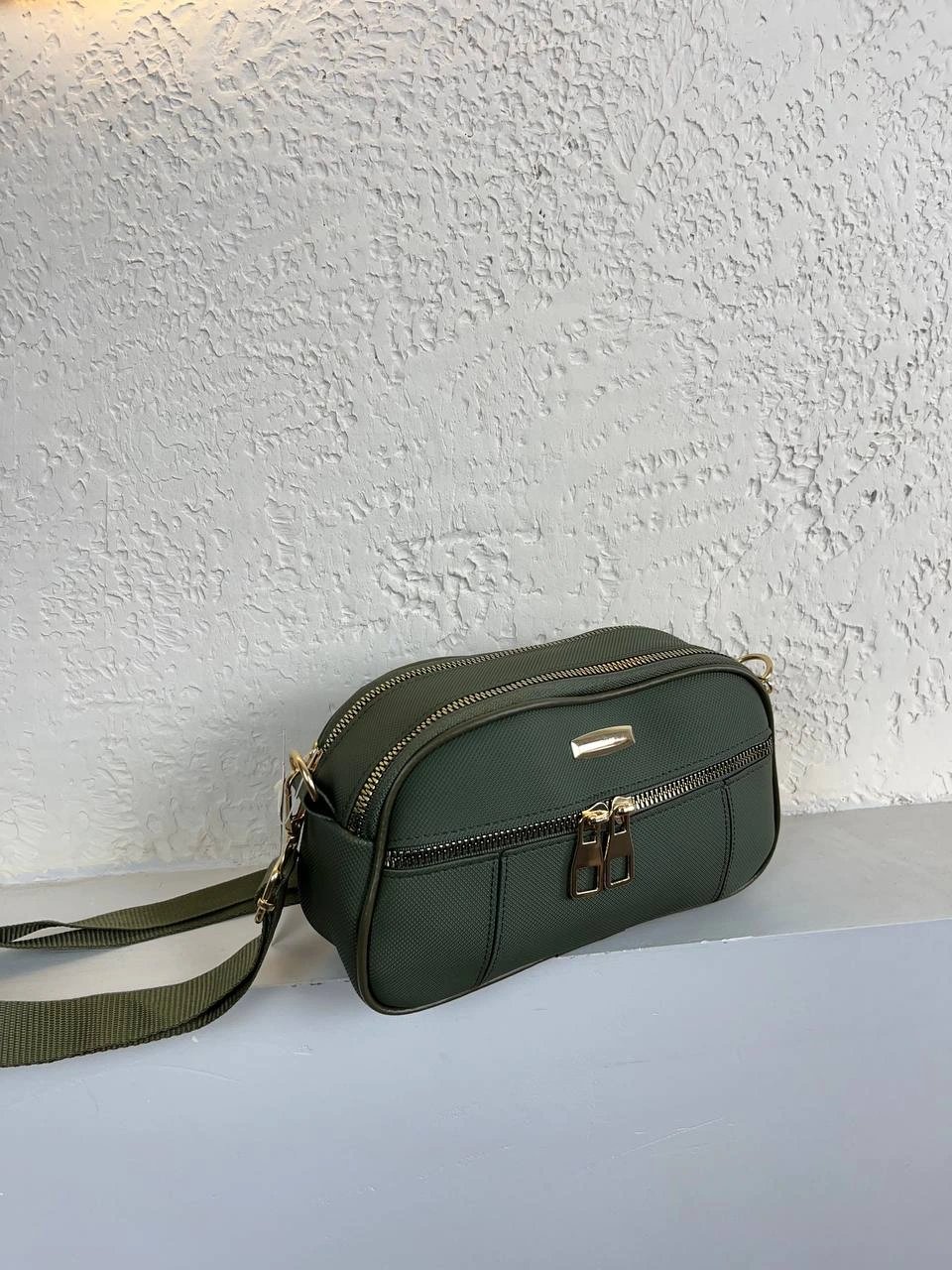 Yeşil Renk 3 Bölme DMN Kalite Çanta CB7181