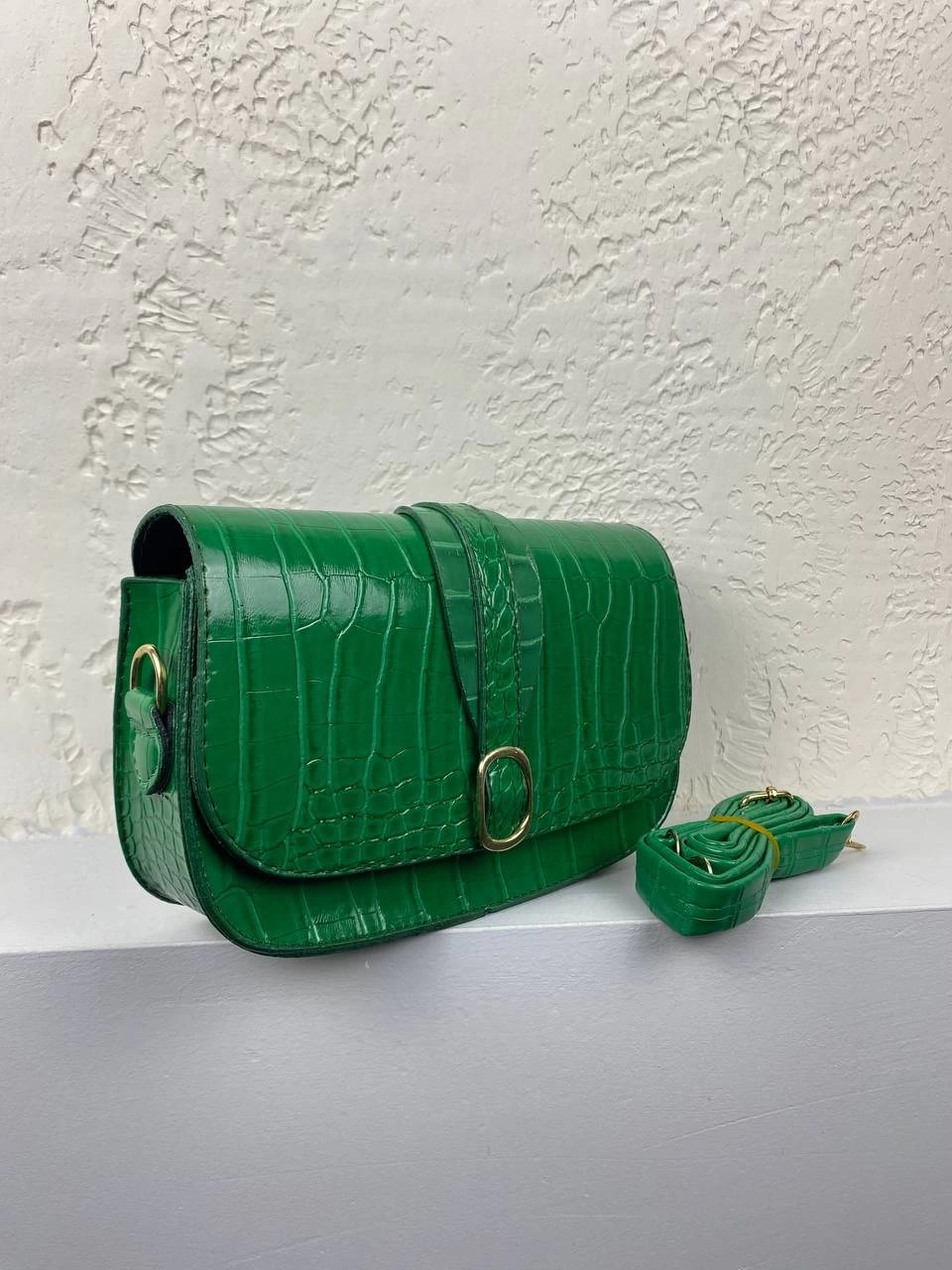 Yeşil Renk Kalıp Çapraz Çanta