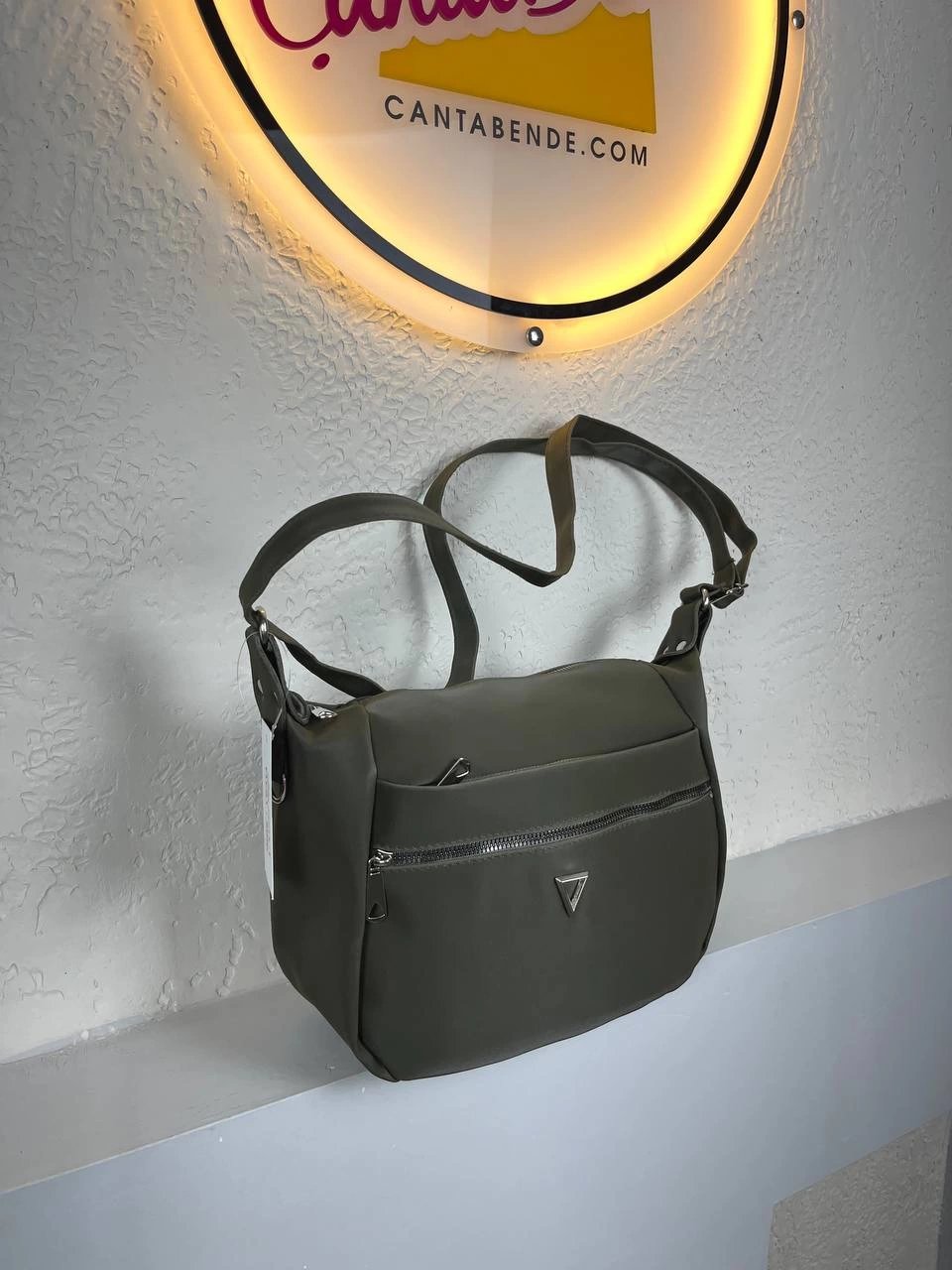 Yeşil Renk Kalite 4 Bölme Çanta CB9762