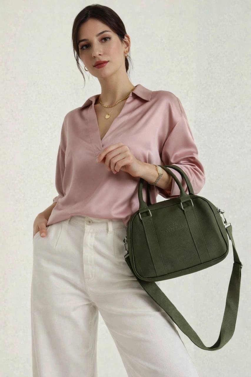 Yeşil Renk Lakos Yeni Çanta CB67813
