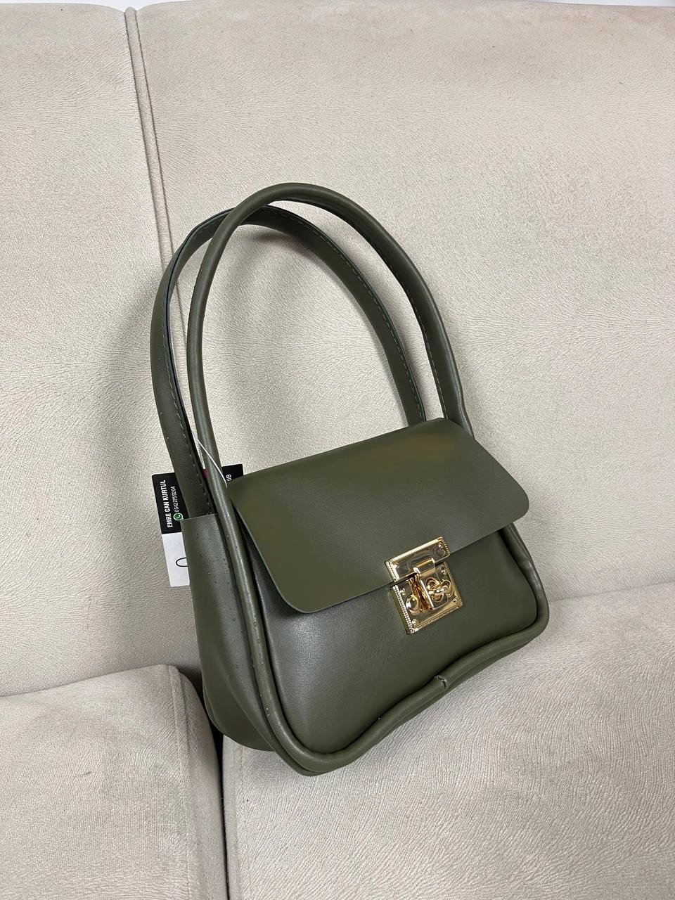 Yeşil Renk Önü Kilit Kalite Çanta CB90901