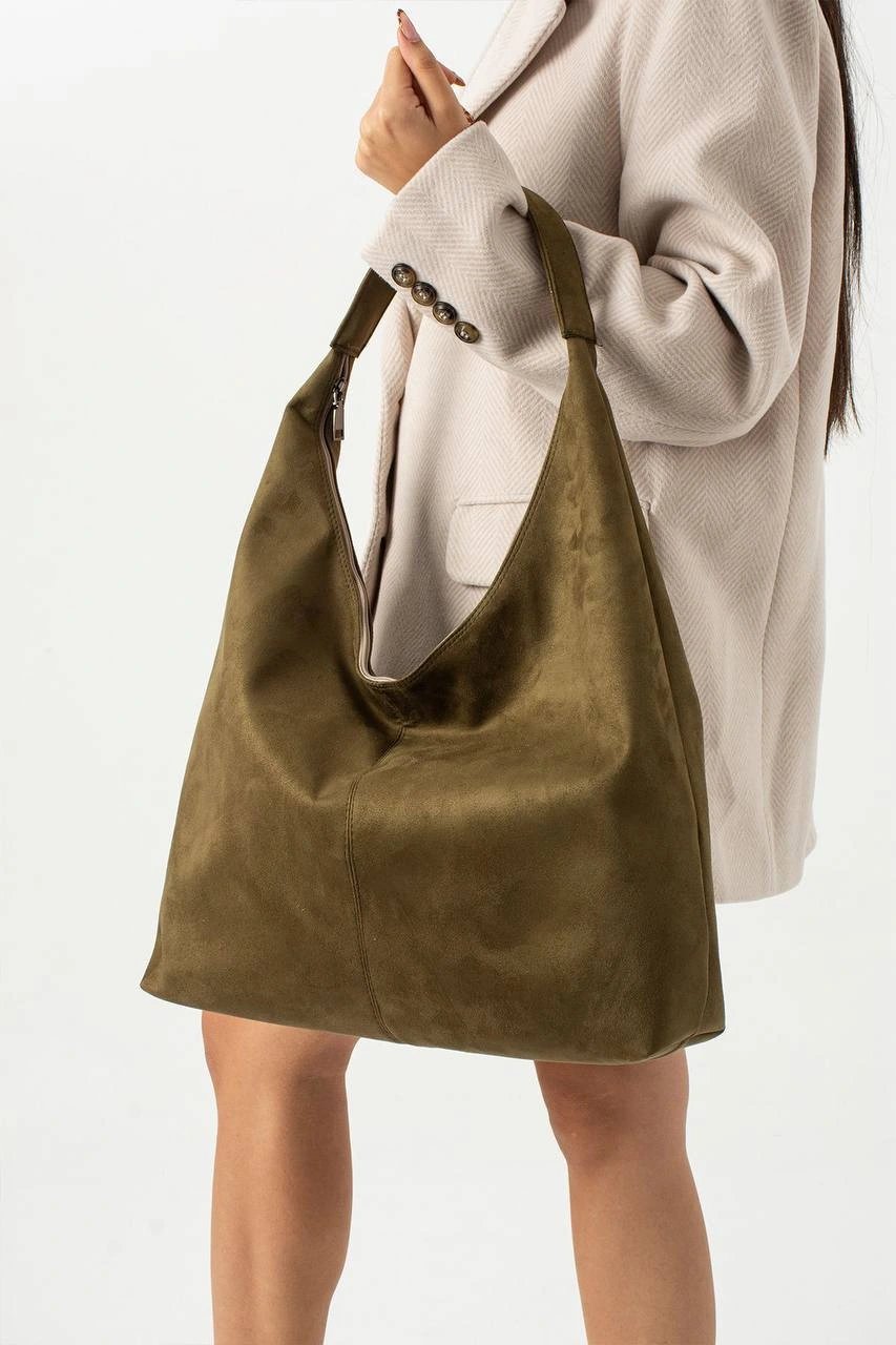 Yeşil Renk SÜET KALİTE BRLN Çanta CB8141