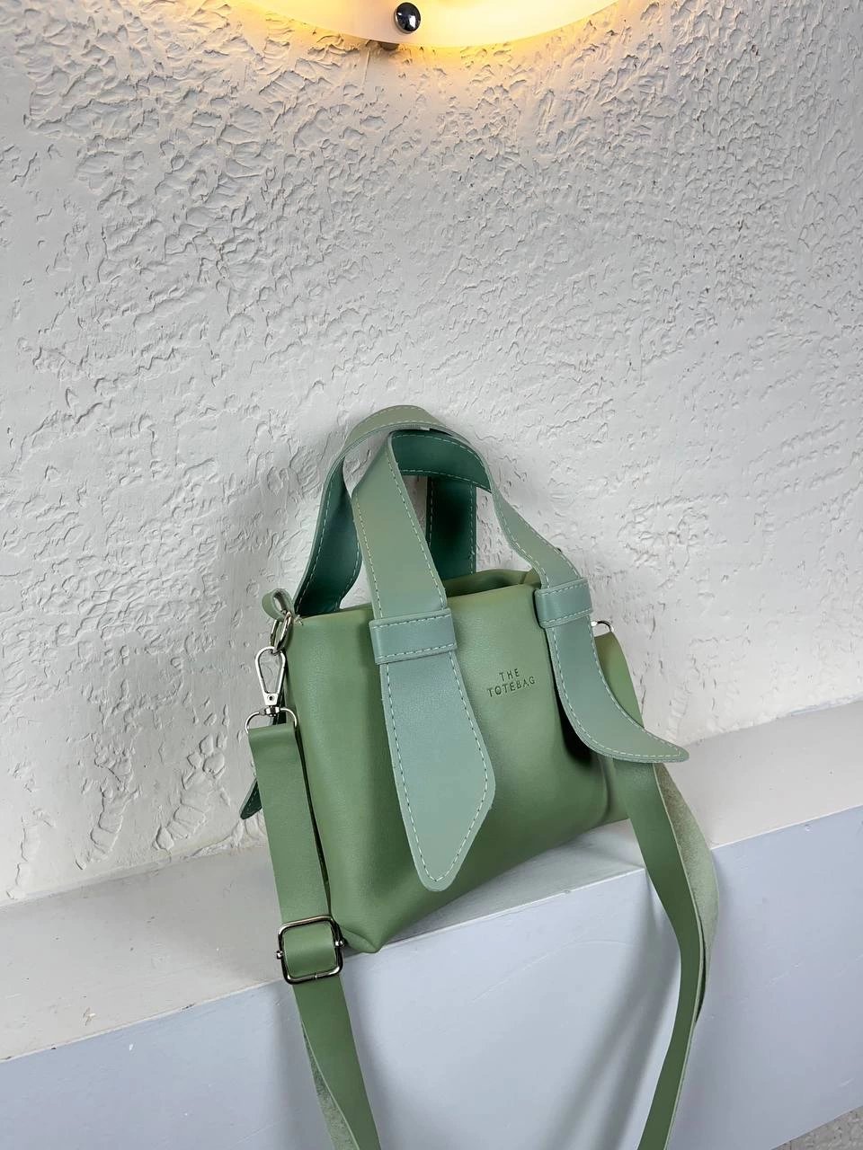 Yeşil Renk Tote 2025 Çanta CB6374