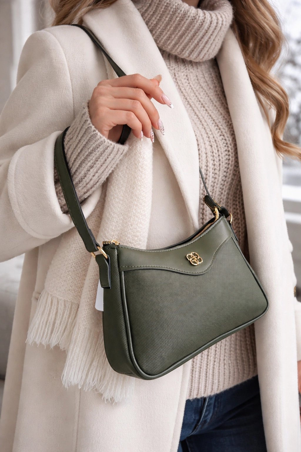 Yeşil Renk YENİ BAGET Çanta CB81141