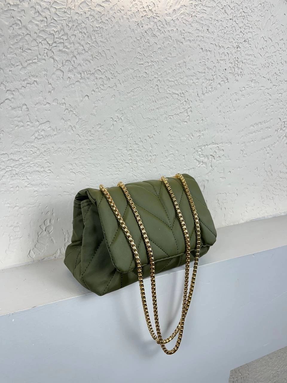 Yeşil Renk YENİ Kapitone Çanta CB3941