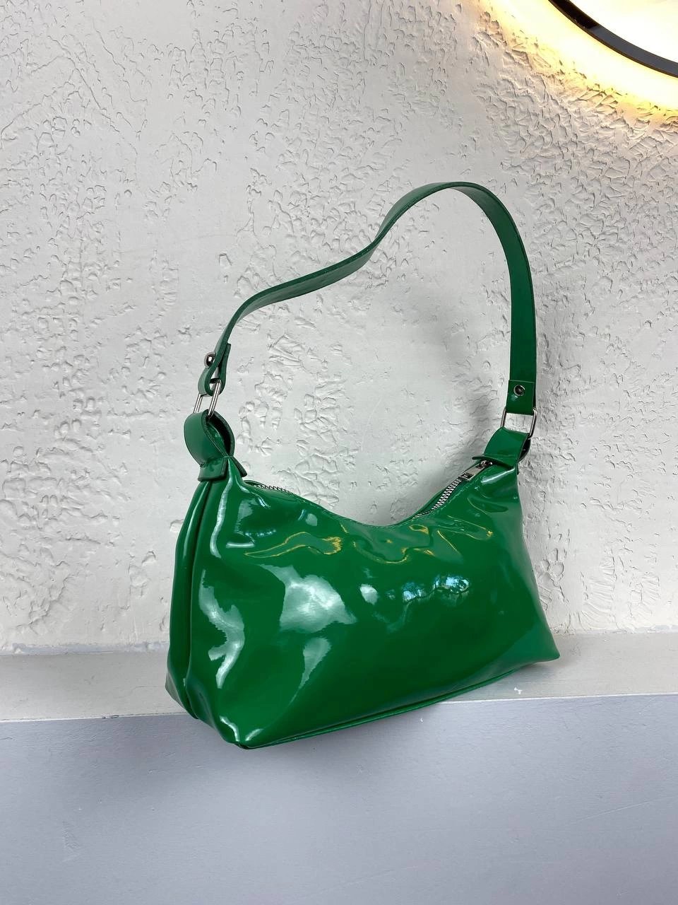 Yeşil Rugan Kol Çanta