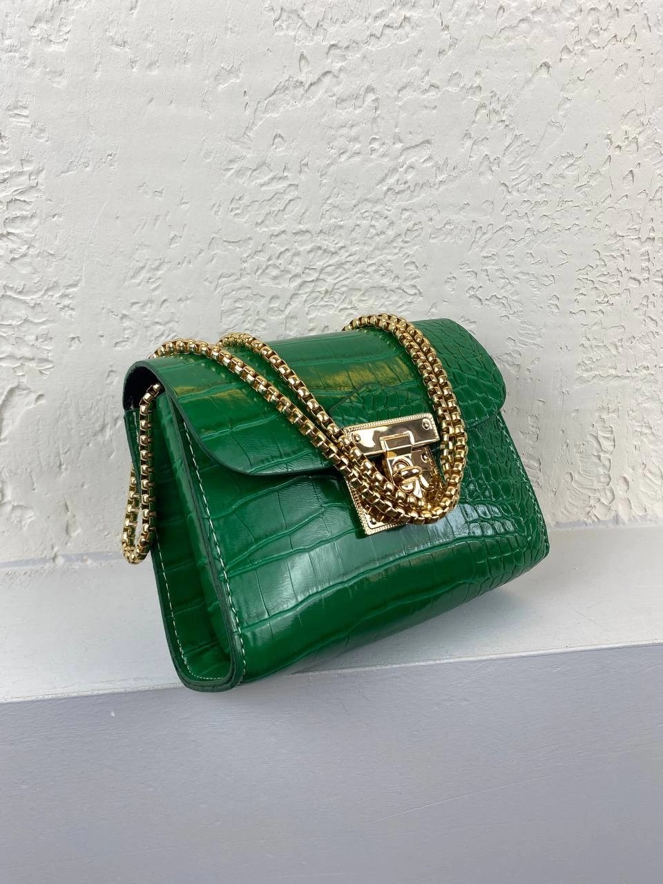 Yeşil Zincirli Çanta 2024