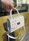 Beyaz Renk Kalıp Kilitli Çanta CB09141