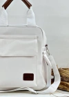 Beyaz Hem Sırt Hem Çapraz Çanta CB9724