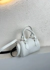 Beyaz Renk MİNİ Silindir Çapraz Çanta CB89111