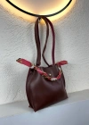 Bordo Fularlı Çapraz Çanta CB5219