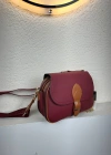 Bordo Renk 2 Bölme HB Kalite Çanta CB7831