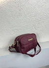 Bordo Renk 2 Bölme YENİ ÇANTA CB1452