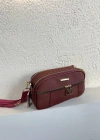 Bordo Renk 3 Bölme DMN Kalite Çanta CB7181