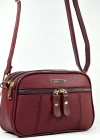 Bordo Renk 4 Bölme BRLN Çanta CB89821