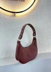 Bordo Renk Lakos Deri Baget Çanta CB7171