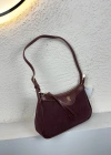 Bordo Renk Nubuk Baget HB Çanta CB90141