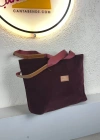 Bordo Renk NUBUK BÜYÜK BOY ÇANTA CB0134