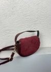 Bordo Renk Peluş Çanta CB90913