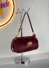 Bordo Renk TOTE PELUŞ Çanta CB90223
