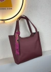 Bordo Renk YENİ BÜYÜK BOY FULARLI Çanta CB90121