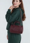 Bordo Silindir Çapraz Çanta CB2742