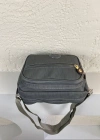 Gri Renk 3 Bölmeli Krinkıl Çapraz Çanta CB5279