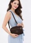Kahve  3 Bölme Krinkıl Çanta CB1468