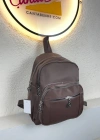 Kahve Renk 4 Bölme Sırt Çanta HB CB89124
