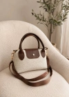 Kahve Renk hasır MİNİ Çanta CB01451
