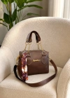 Kahve Renk Mini Boy Fularlı StyleBag Çanta CB75169