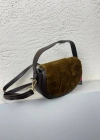 Kahve Renk Peluş Çanta CB90913