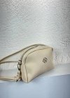 Krem Renk Lakos Çapraz Çanta CB4252