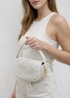 Krem Renk Peluş Çanta CB90913